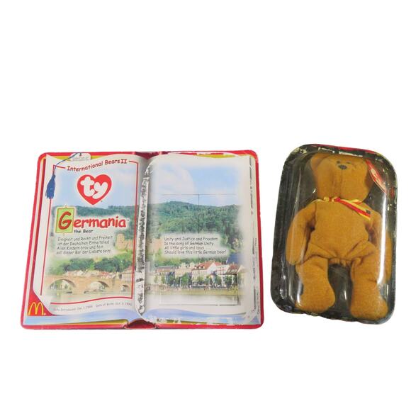 Lot of 7 McDonald's Ty Beanie Babies International Bears II Good Condition READ - Picture 14 of 16